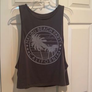 Dark grey tank